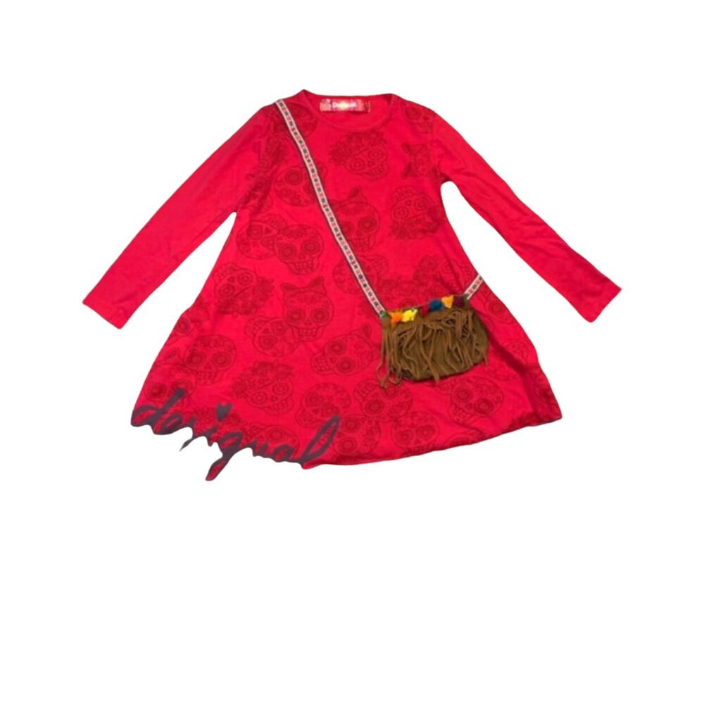 Desigual Sugar Skull & Purse Design Dress
